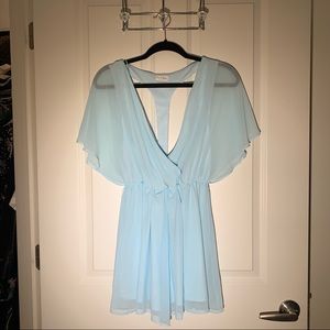 Miss Selfridge light-blue Jumpsuit